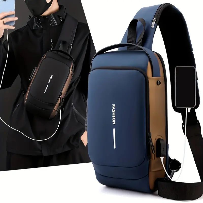 🎒 Bolso Bandolera Premium – Estilo, conforto e segurança para o dia a dia.