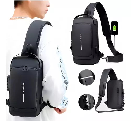 🎒 Bolso Bandolera Premium – Estilo, conforto e segurança para o dia a dia.